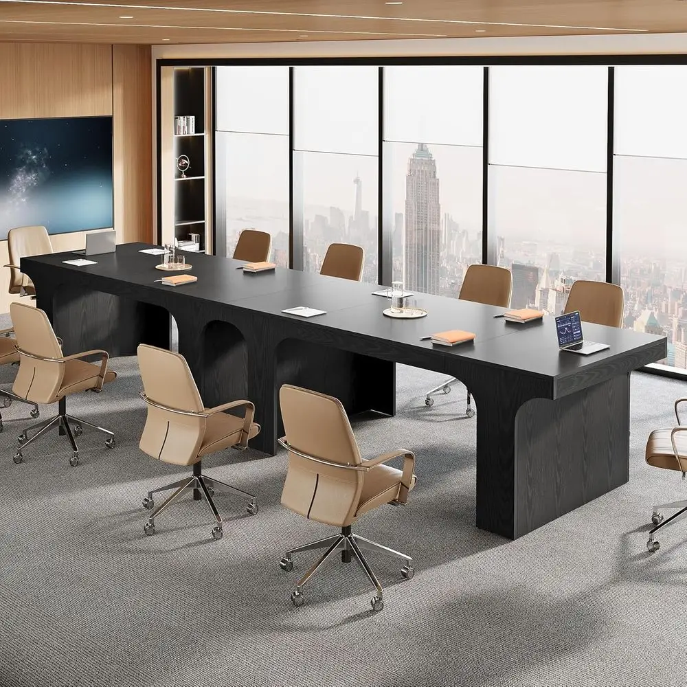 5.9T Executive Conerence Table or 6-8, Large Oice Meeting Table, Simple Computer Writing Desk Workstation or Meeting Room, Board