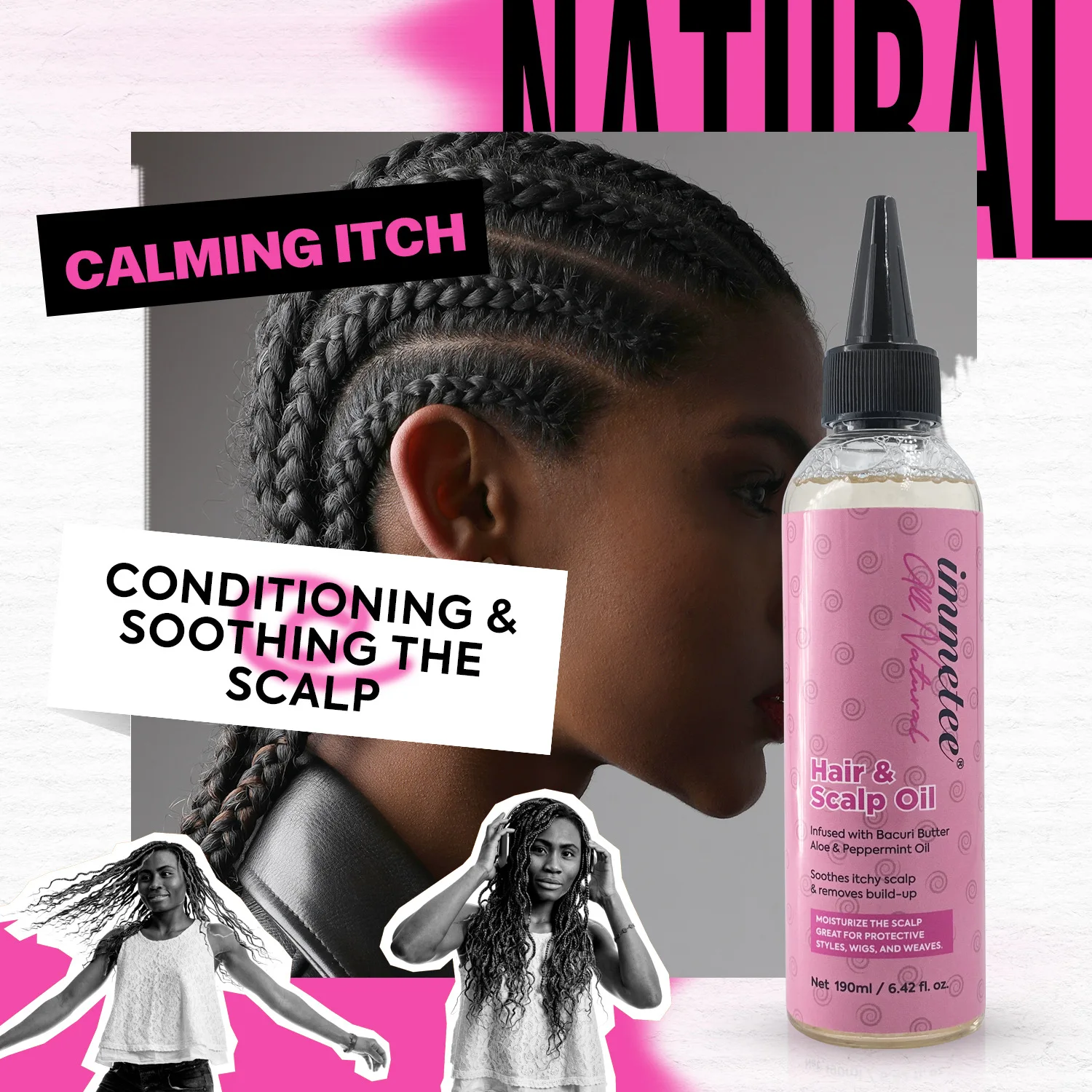 

Масло для питания кожи головы против выпадения волос, глубоко увлажняющее, укрепляющее корни волос, уменьшающее зуд, снимающее сухость и стимулирующее рост волос