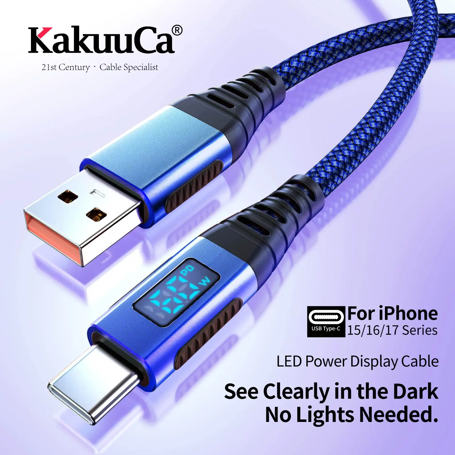 USB Typ-C Kabel, USB-C zu USB 3.0 Kabel Typ C Schnellladung und Synchronisation für iPhone 17 16 15 Plus Pro Max, Galaxy S25, Huawei P40