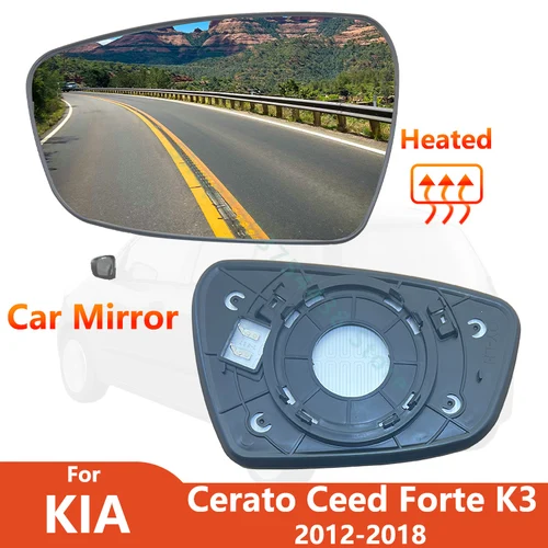 Imagen 1 del producto Espejo retrovisor externo izquierdo y derecho para KIA Cerato/Ceed/forte/K3 2013-2018 con calefacción/espejo lateral/piezas de repuesto para coche