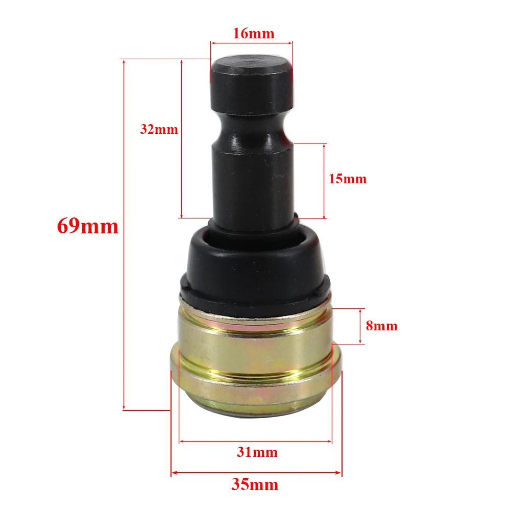 16mm Ball Joint Kit For Polaris 7061220 7061187 7081505 7081580 7081666 39186-0033 39186-0041 39186-0043 59266-0014 59266-0711 2