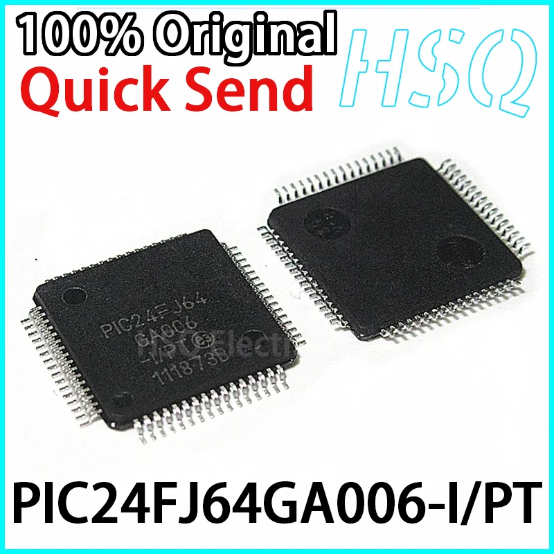 

1PCS PIC24FJ64GA006-I/PT Package TQFP-64 Microcontroller Brand New in Stock