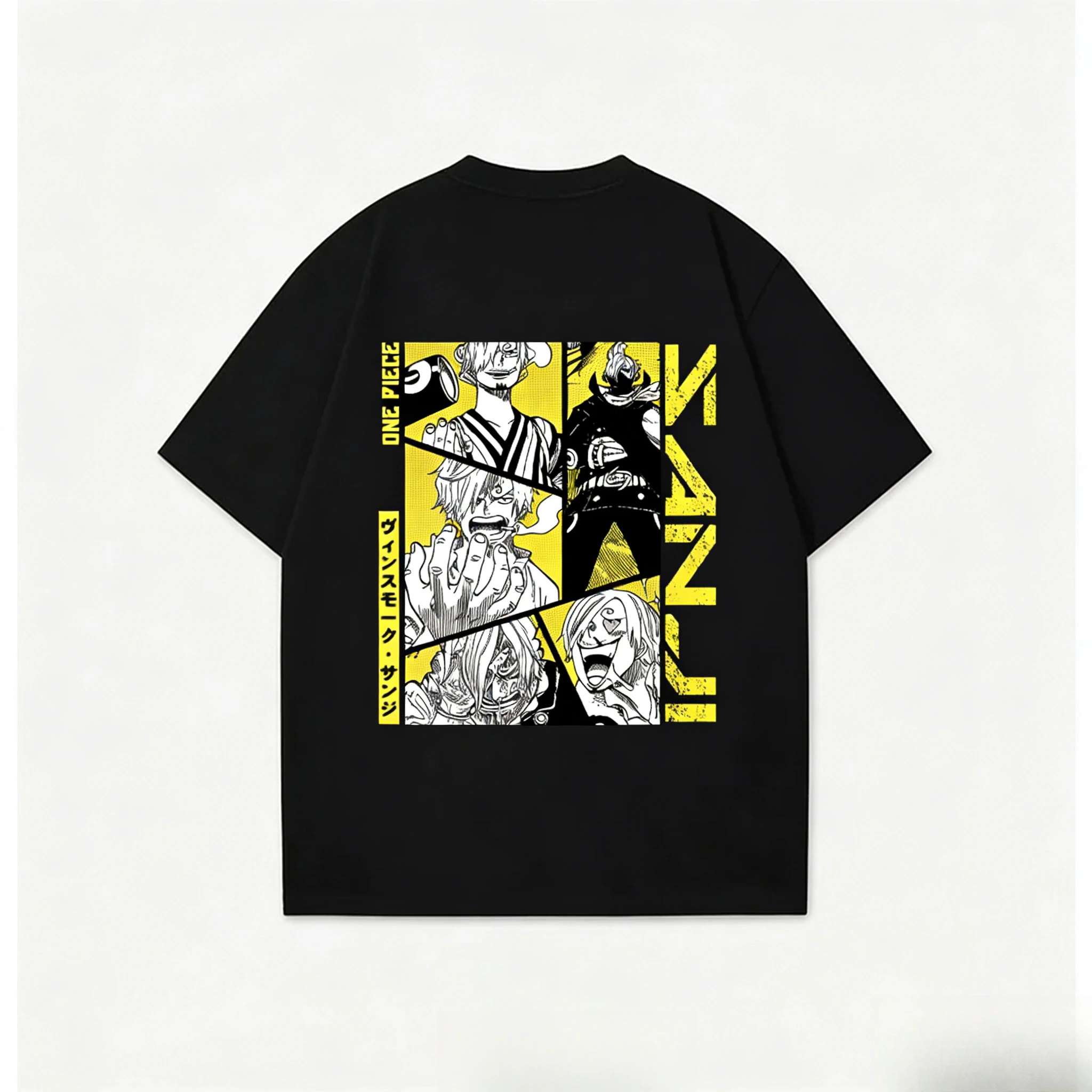 قطعة واحدة للرجال والنساء 2026 صيف جديد أنيمي Harajuku مطبوعة الأمريكية العصرية عادية الوالدين والطفل قصيرة الأكمام #5