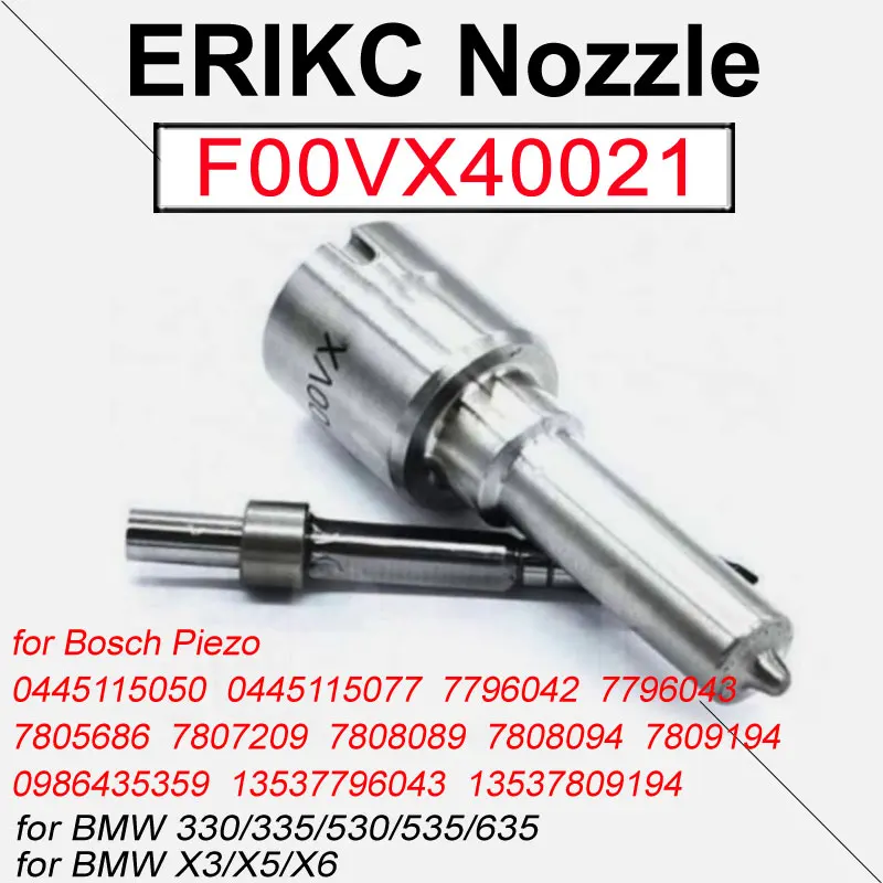 

F00VX40021 FOOVX40021 Diesel Injector Nozzle 0445115050 7808089 0986435359 For BOSCH PIEZO BMW 330/335/530/535/635 X3/X5/X6