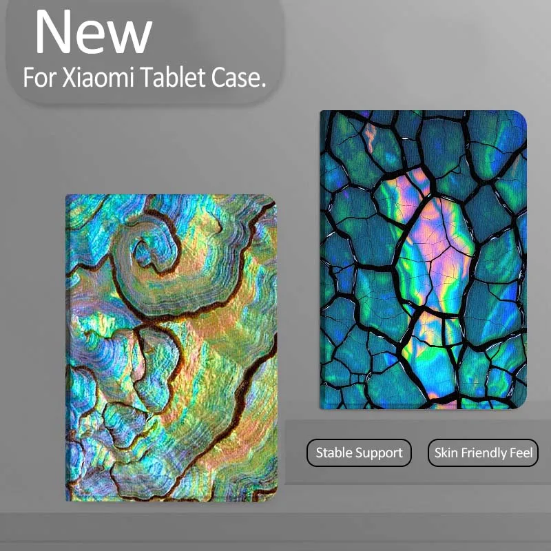 

Cracked Iridescent Color Gift Tablet Case For Xiaomi Redmi Mini Pad SE K 2 4 5 6 7 8 2023 2025 11 8.8 11.2 10.1 Pro