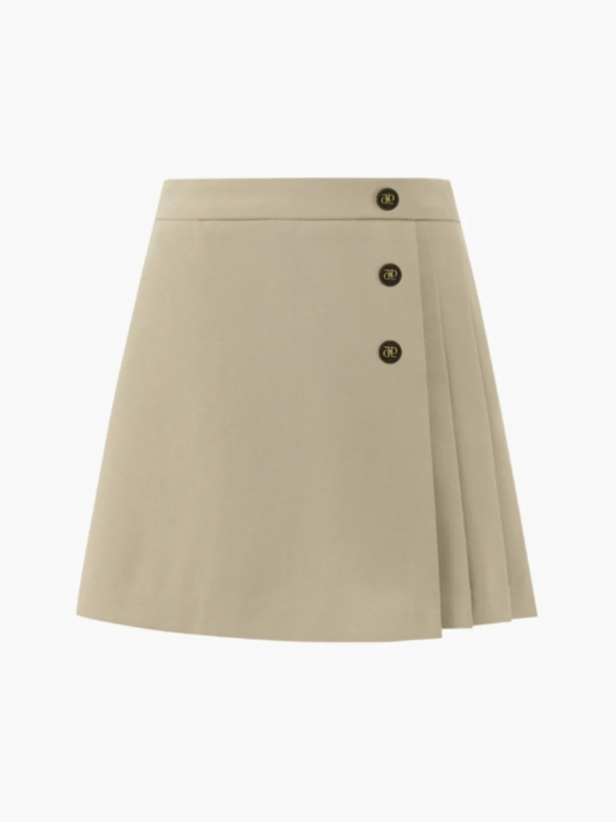 Nolara Authentic Spring 2026  Brand DP Korean Style Pleated  Skirt High Waist A-Line Polyester Casual Commute