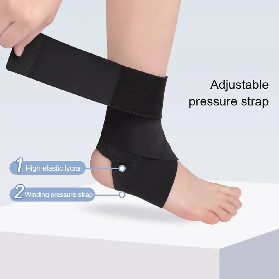 S M L Adjustable Ultrathin High-Elastic Ankle Wraps Ankle Brace Support for Men Women Kids Compression Ankle Support for Sports