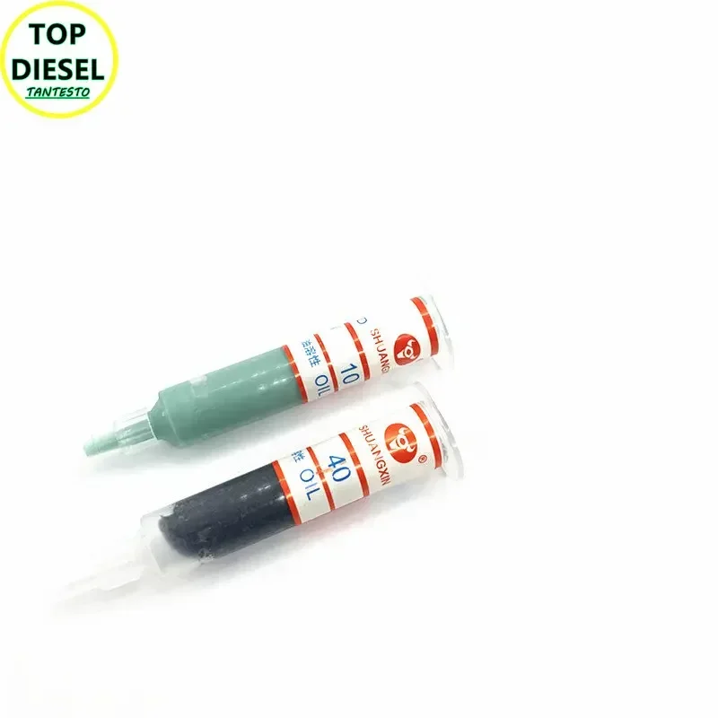 2PCS CR Injector Valve Assy Cap Grinding Paste Grind Rod Repair Tools