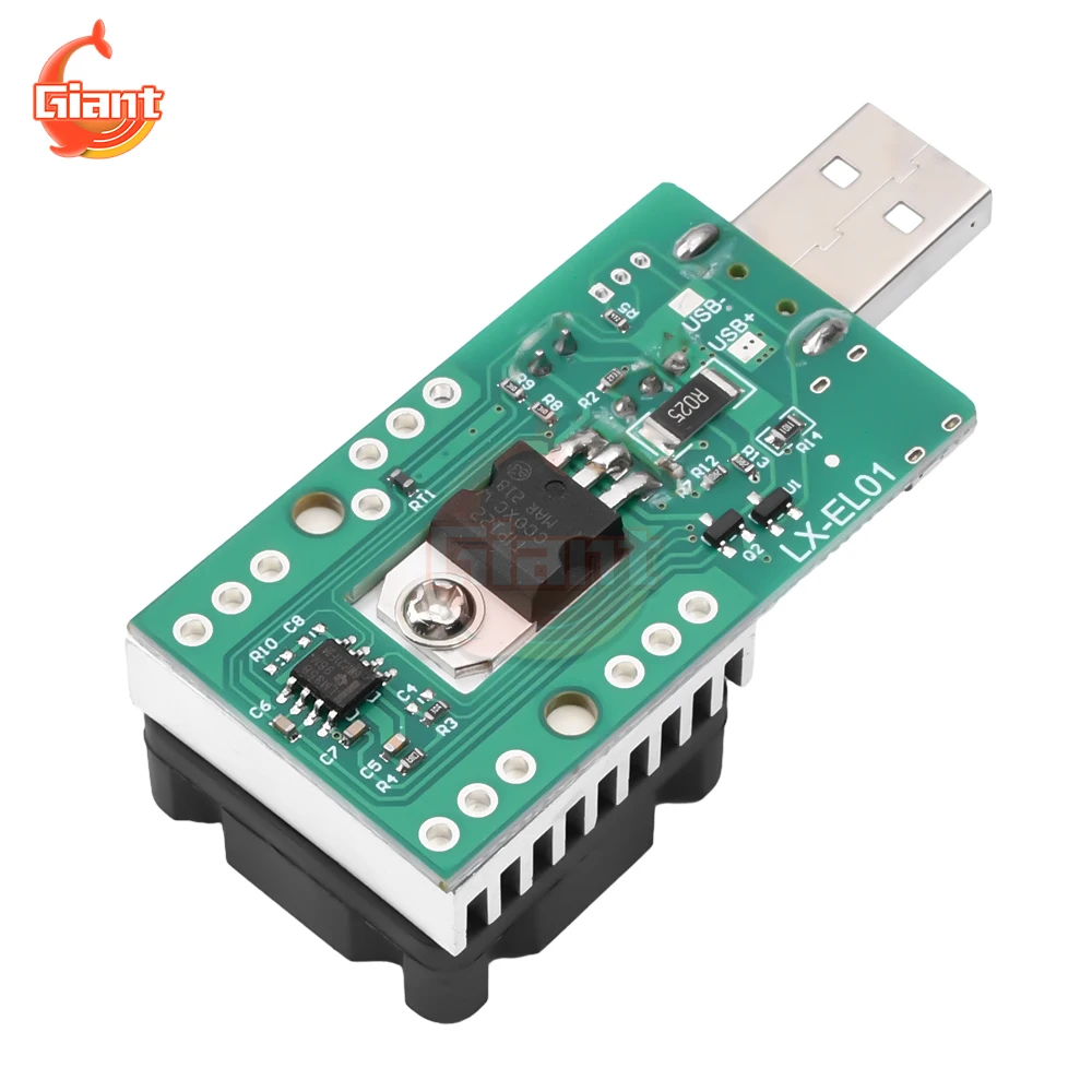Tester di capacità della batteria USB Tester di invecchiamento del carico elettronico a corrente costante regolabile Tester di resistenza allo