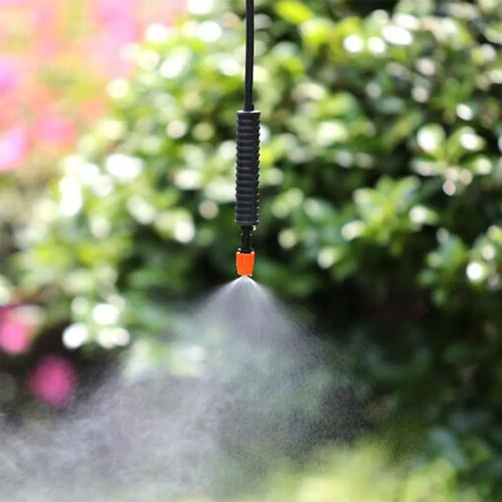 Garden Sprinkler Greenhouse Sprinklers Emitter System 50pcs Garden Irrigation Nozzle Flow Irrigation Drippers Watering System