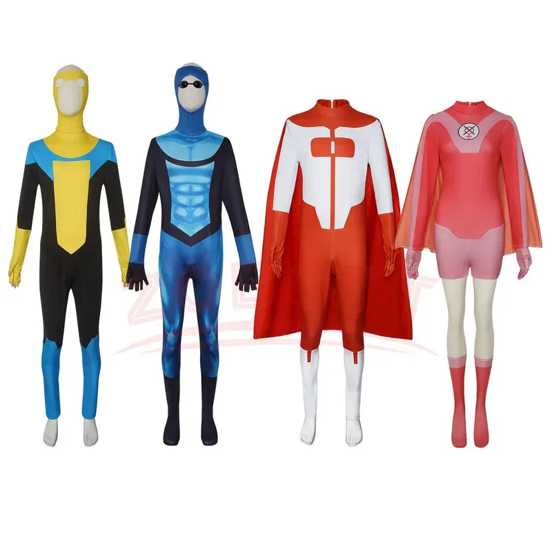 

Непобедимый Марк Грейсон Нолан Косплей Фантазия Костюм Зентаи Комбинезон Взрослые Мужчины Наряды Маскировка Хэллоуин Карнавальный Костюм Партии