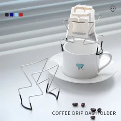 Cafe Drip Bag Coffee Holder,Stainless Steel Coffee Filter Holder,Outdoor Japanese Style Hanging Ear Coffee Holder,Portable Stand
