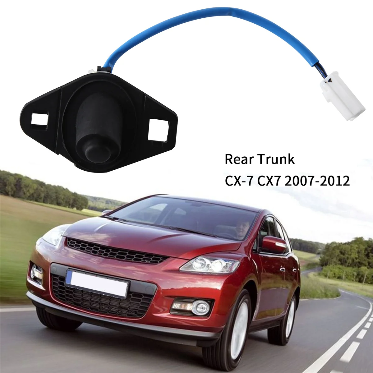 For Mazda CX-7 CX7 2007-2012 Rear Trunk Switch With/Smart Keyless Button Request Liftgate Release Switch EG23-67-6S0