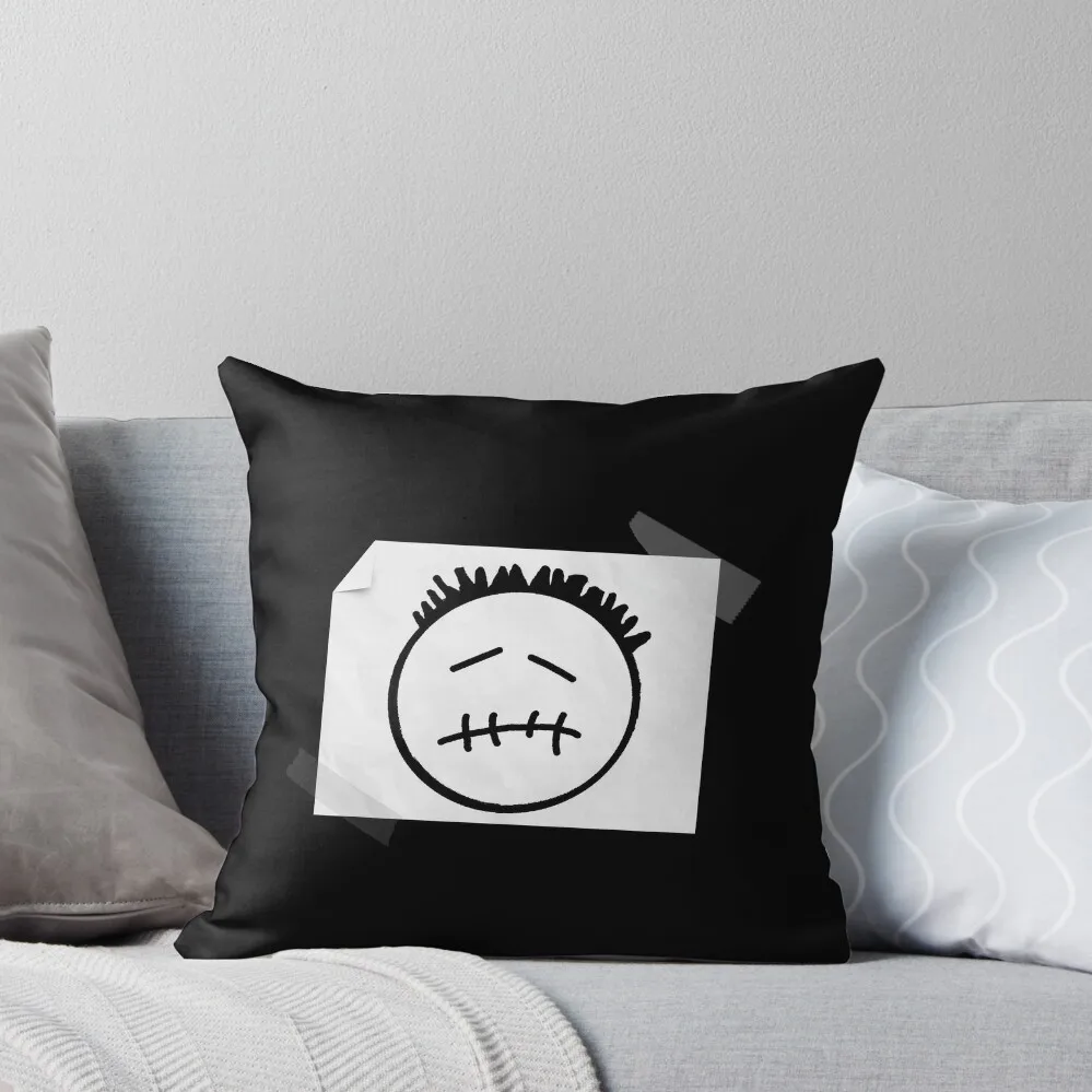 

CACTUS JACK Face - Logo Travis Throw Pillow Decorative pillow case Anime Christmas Covers For Cushions