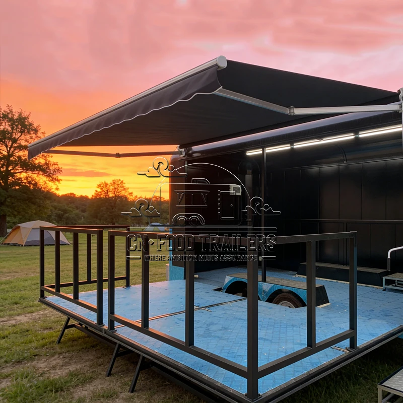 

CN Food Trailer Custom Multi-functional Food Truck Stage Trailer Mobile Bar Exhibit Show Beauty Salon Events Trailer