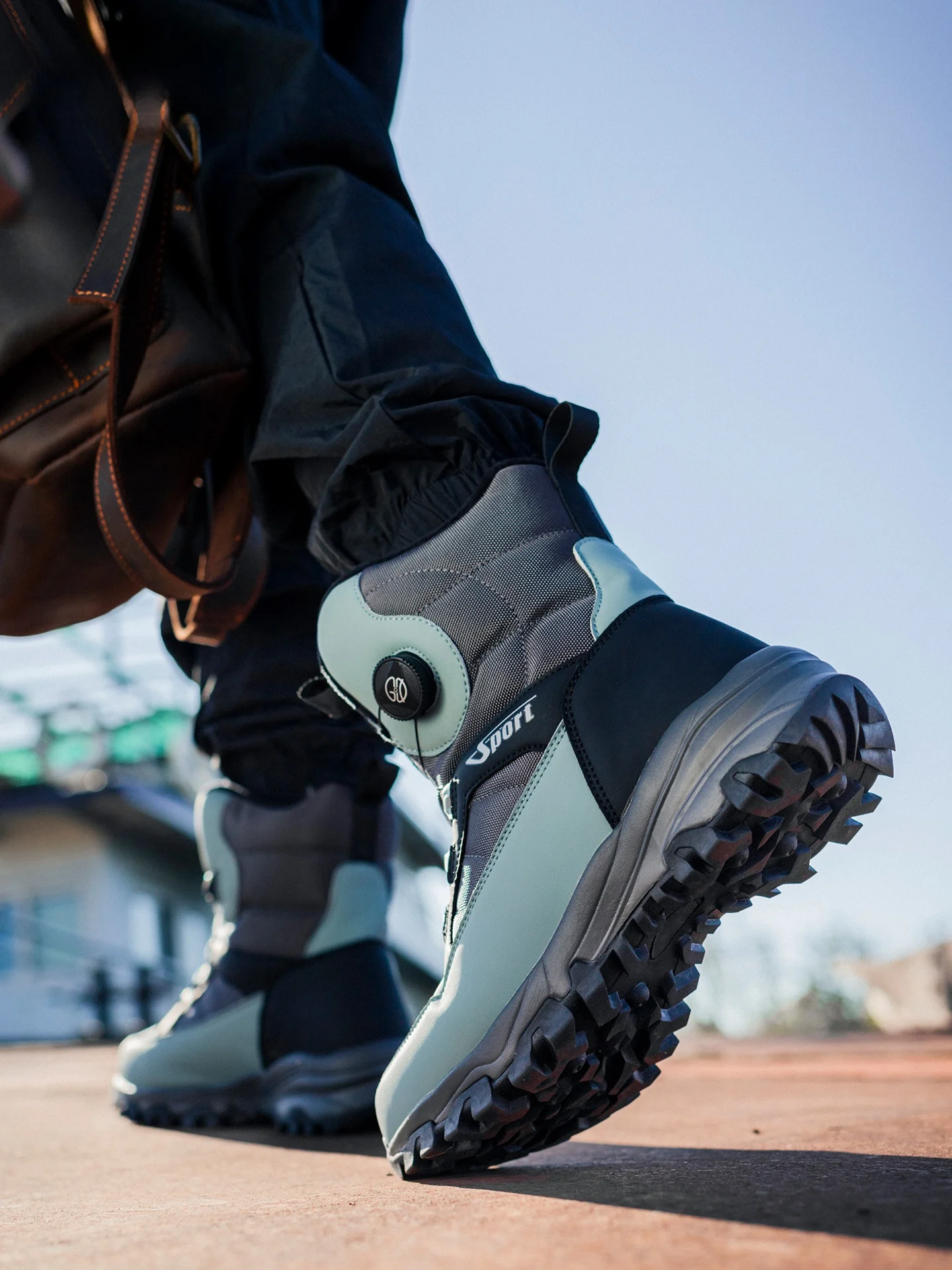 

Зимние мужские зимние ботинки Thiened, непромокаемые, теплые, Cotton oes, противоскользящие, северо-восточные, очень морозостойкие ботинки