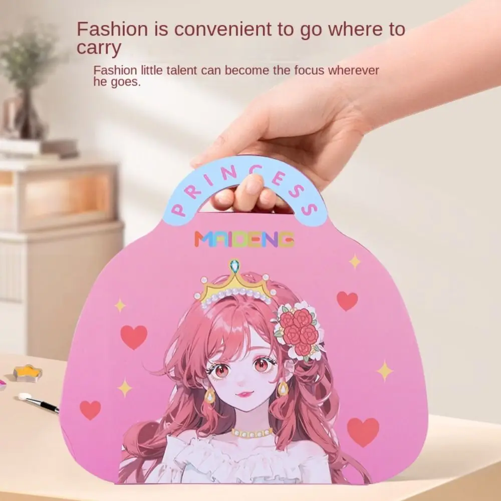

DIY Scrapbooking Make Your Own Princess Sticker Personalized Hand Account Princess Dress Up Sticker Album Journal Cartoon