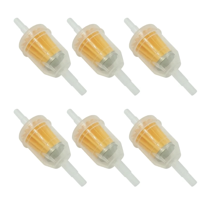 

Lightweight Motorcycle Gas Filter 6mm High Design Plastic Material Lightweight Construction for Various Bike Types