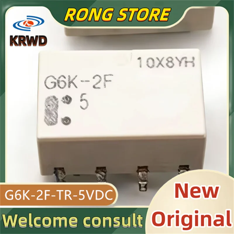 5PCS G6K-2F NEW Original G6K-2F-TR-5VDC G6K-2F-TR-5V G6K-2F-TR
