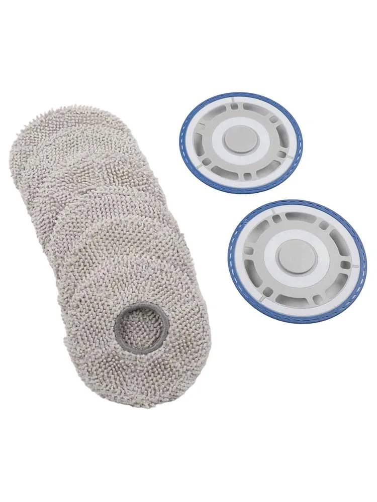 2 Mop Bracket 6 Rag Kit For ECOVACS For T30 For OMNI / For T30 PRO For OMNI Vacuum Cleaner Cleaning Accessories