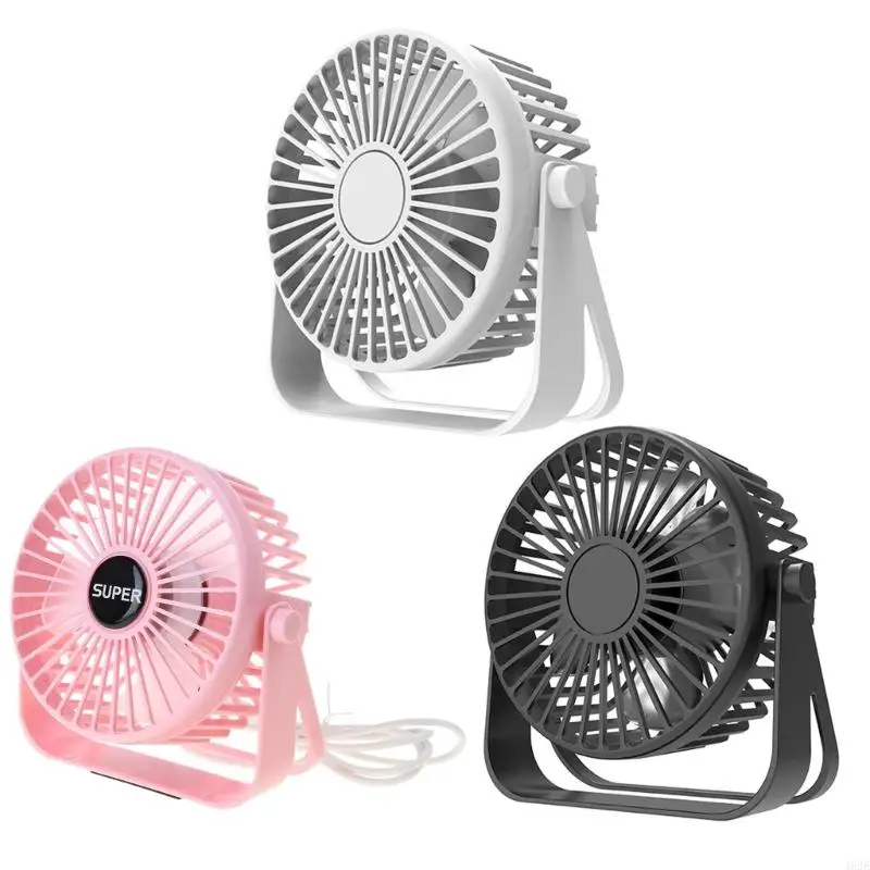 

1PC USB Desk Fan Hangings Fan 3 Speed Option USB Table Fan Removable Protective Cover for Anywhere
