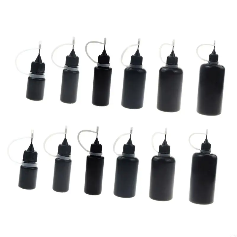 G99E Multipurpose Leakproof Dispensing Tip Syringes Bottles Liquid Applicator Set Of 12 For Cosmetics And Lab Applications