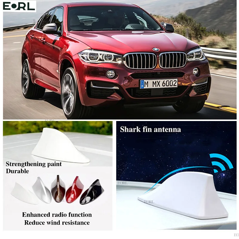 

For BMW X6 Shark Fin Antenna FM Signal Super Aerials Amplifier Waterproof Signal Amplifier FM/AM Radio Aerials