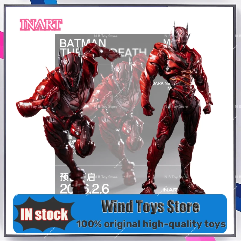 

Новая фигурка INART Action MAG-C001 1/12 Бэтмен: Красная Смерть, модель для сборки, Dark Nights Metal, комикс The Flash, игрушки Брюс Уэйн