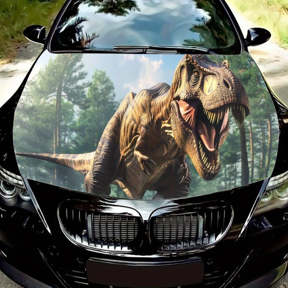 

Fierce Dragon in The Forest Car Hood Wrap Color Vinyl Sticker Truck Graphic Bonnet Auto Accessories Decoration Decal Gift