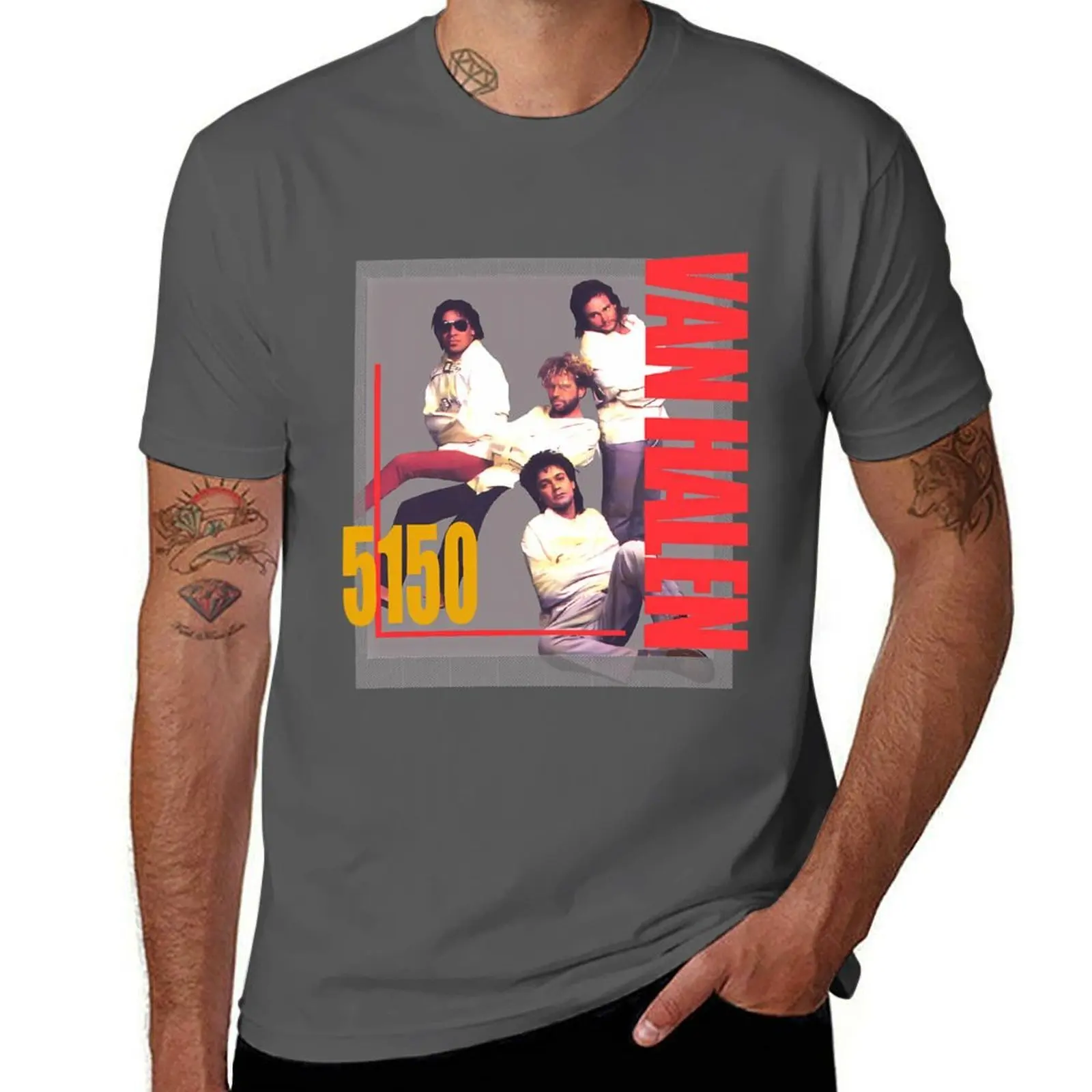 

Vintage Ván Halen 5150 Tour T-Shirt Durable Work Wear T-Shirt