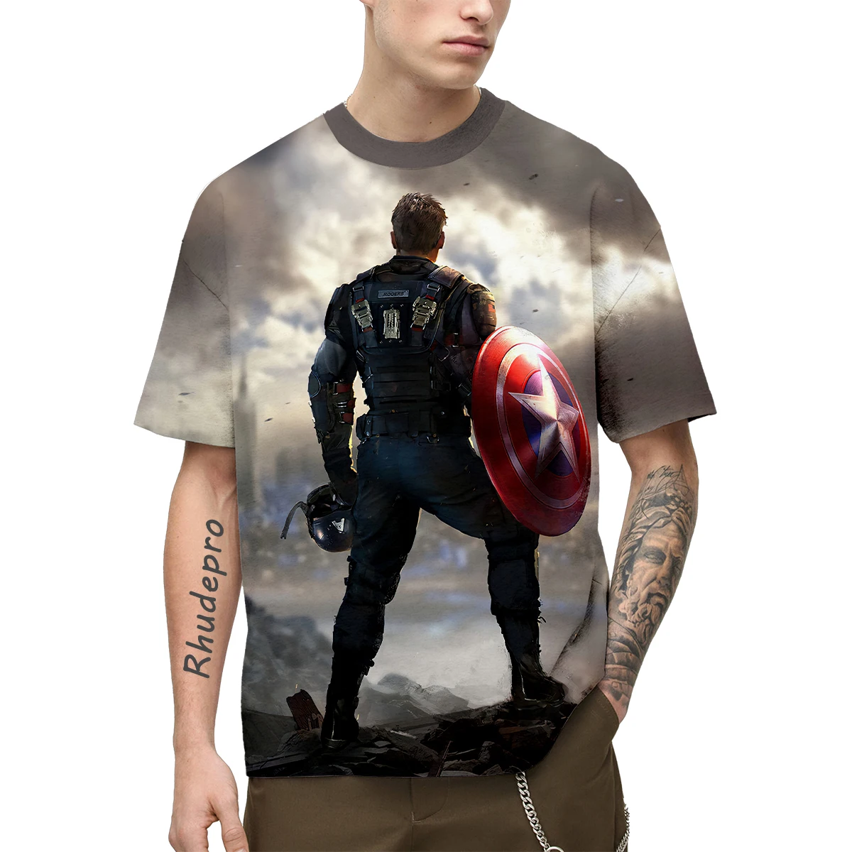 Mininstants-T-shirt Venom Avengers pour hommes et femmes, streetwear imprimé 3D, dessin animé, anime, décontracté, à la mode, pour enfants, garçons et filles