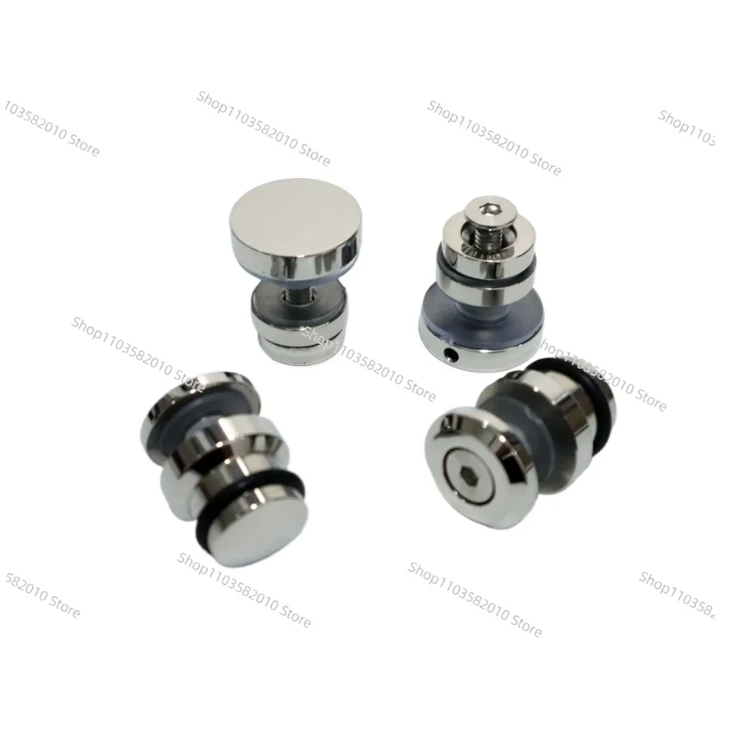 Stainless Steel Shower Glass Sliding Door Hardware Kit, Bathroom Accessories with Pulley Roller & Rail System view 3