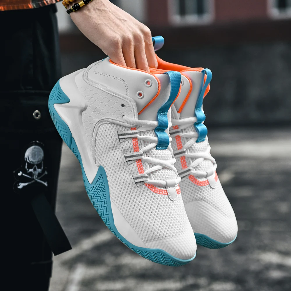 2022 Big Size Basketball Shoes Men Breathable Wearable Curry Basketball Sports Shoes Gym Training Athletic Basketball Sneakers