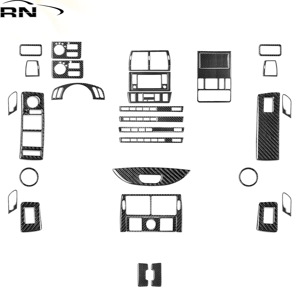 

Для BMW X5 E53 2000-2006 модифицированный углеродное волокно рулевое колесо автомобиля дверная ручка внутренняя полный набор декоративных наклеек