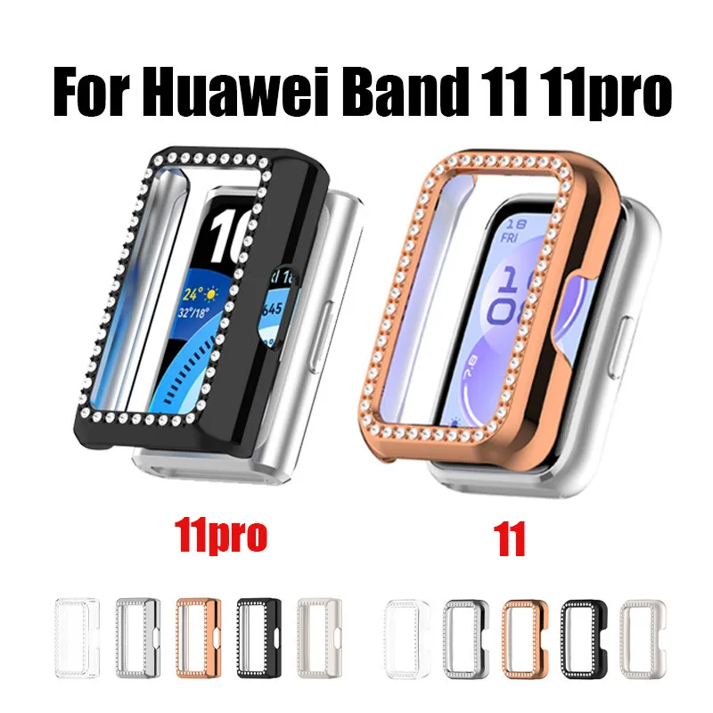 Diamond Shiny Case For Huawei Watch Band 11 11pro Anti Scratch Hollow Protective Case