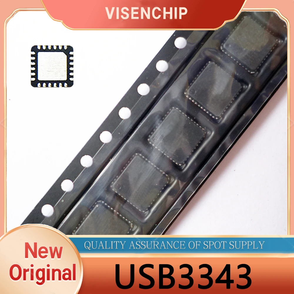 10pieces New USB3343 USB3343-CP USB3343-CP-TR QNF-24
