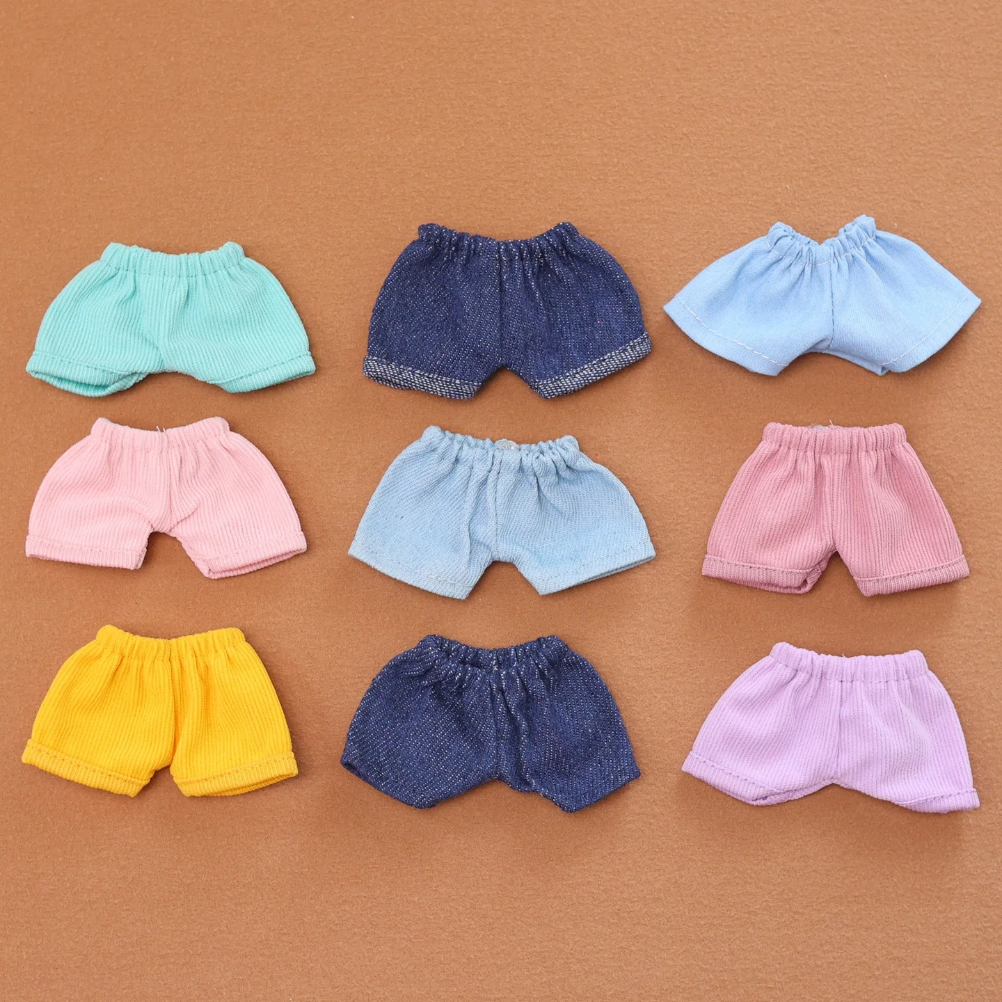

Cute Denim Shorts for 17cm Labubu Doll 1st-3rd Gen Vinyl Doll Pants Star Doll Clothes Outfit Matching Accessories