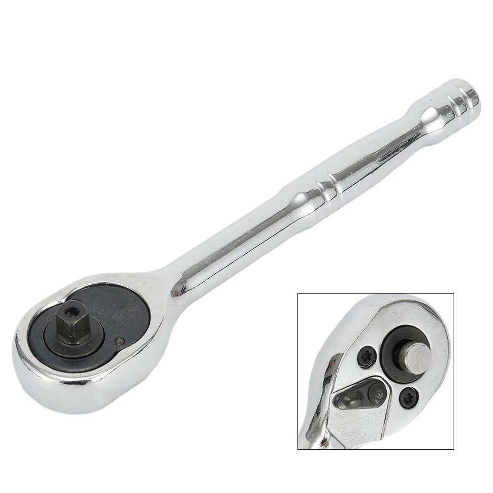 Drive Ratchet Set 1/4 3/8 1/2 High Torque Ratchet Wrench Socket Quick-release Reversible High Quanlity Hand Tool