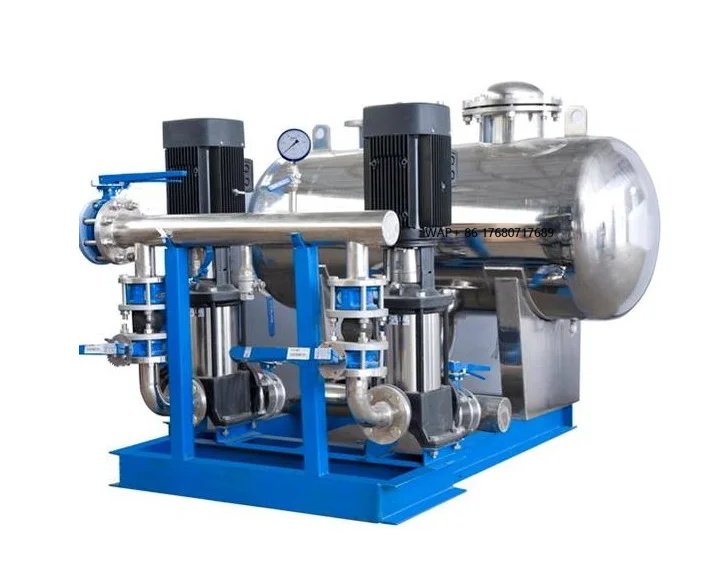 New Product Constant Pressure Water Supply System Electric Pump Station for Water Treatment System