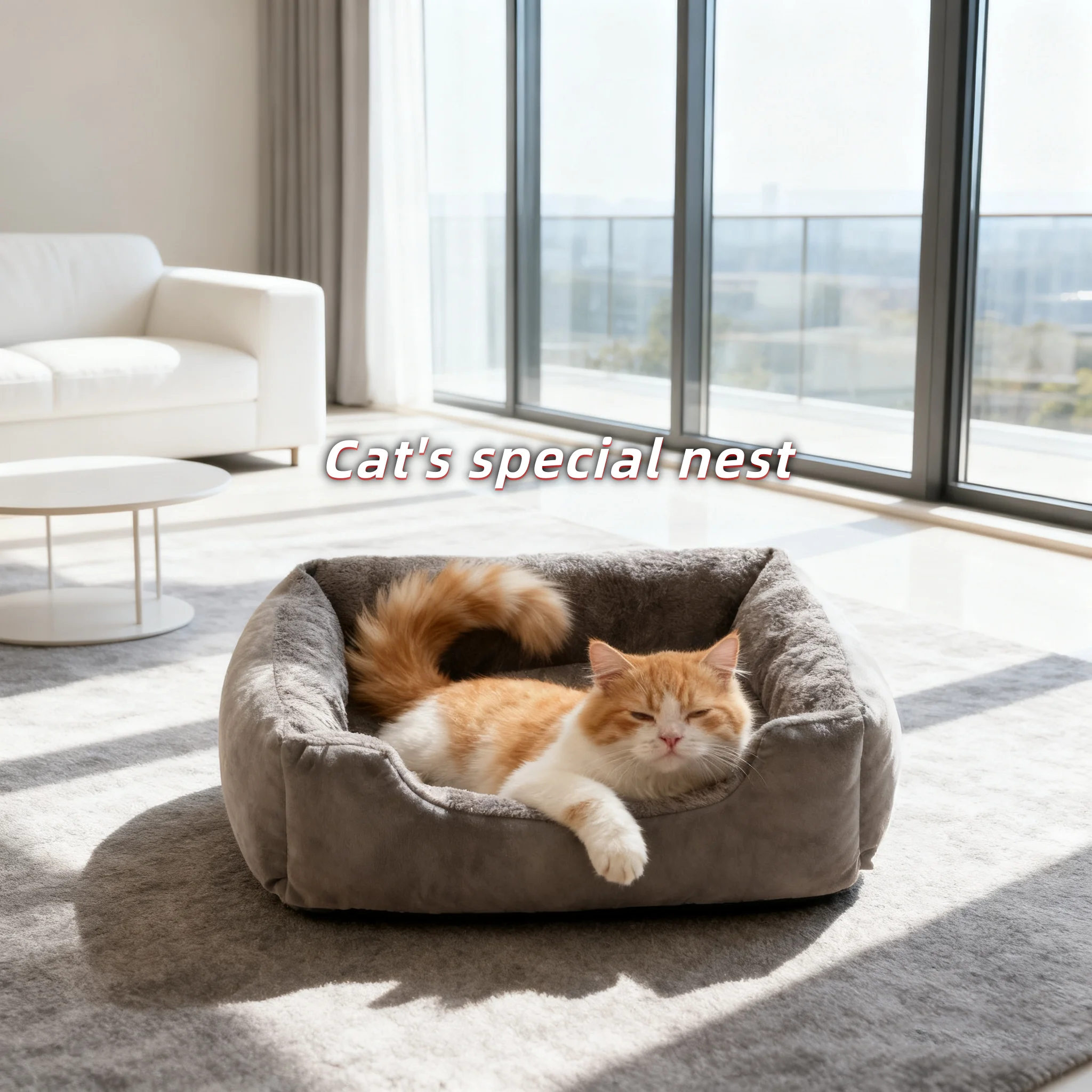 Doghouse universal washable and bite-resistant winter warm mat super large security cat and dog kennel sofa