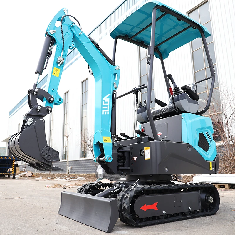 Envío Gratis CE EPA motor aprobado Mini excavadora 1 tonelada 2 toneladas nueva excavadora sobre orugas maquinaria de movimiento de tierras excavadora agrícola