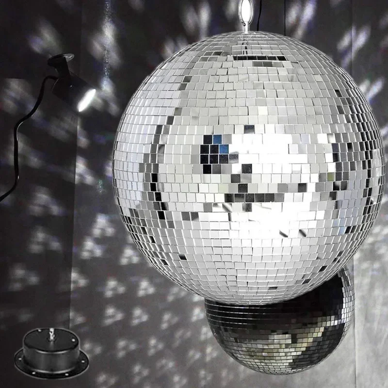 espelho refletivo disco ball para iluminacao de palco luz multi tamanho vidro refletivo bolas rotativas efeito de palco festa em casa bar 01