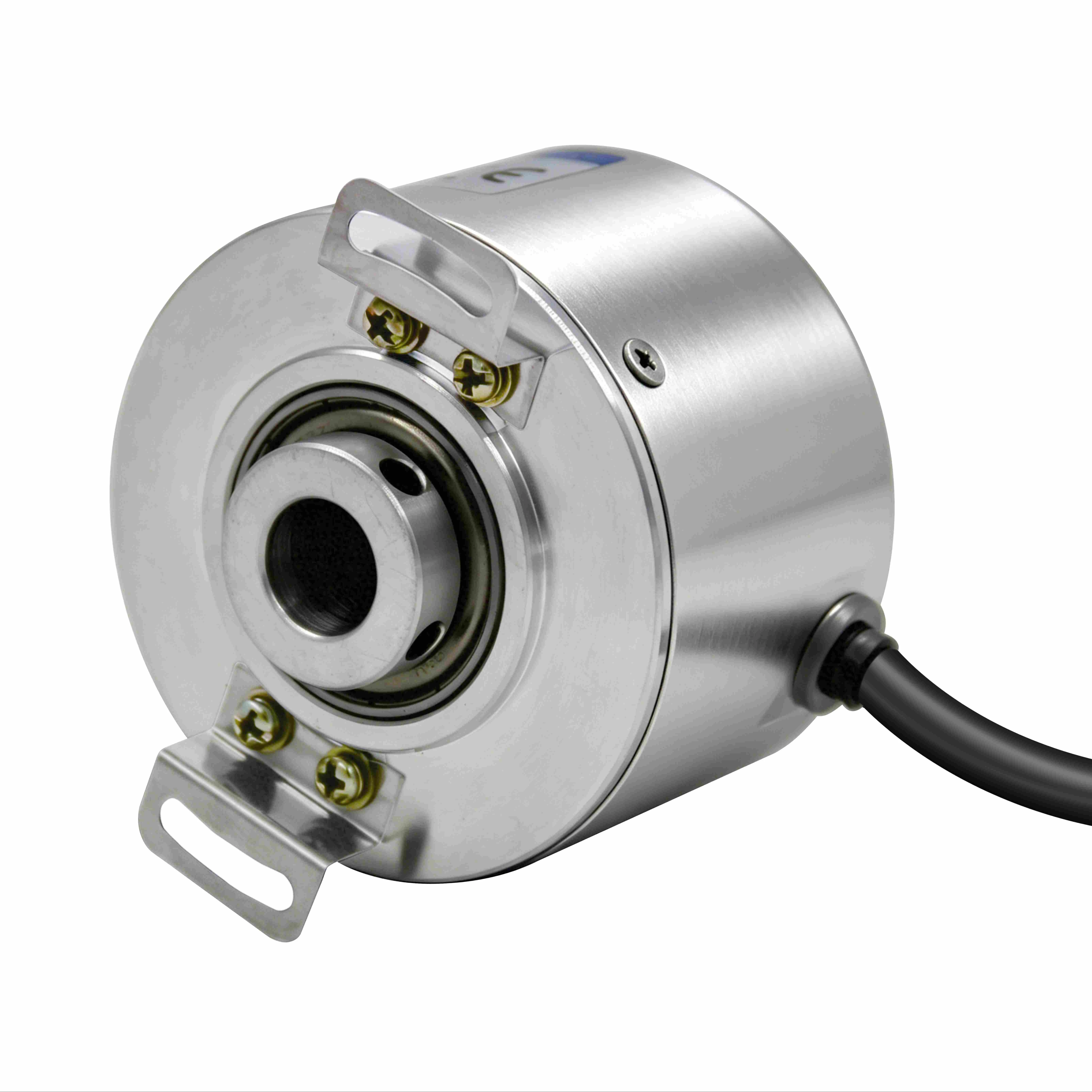 

2026 Roundss 19-Year Factory RAA58 Hollow Shaft Absolute Photoelectric Encoder 17/16-bit SSI UART 5-12V 210mm OD 148.8mm Shaft
