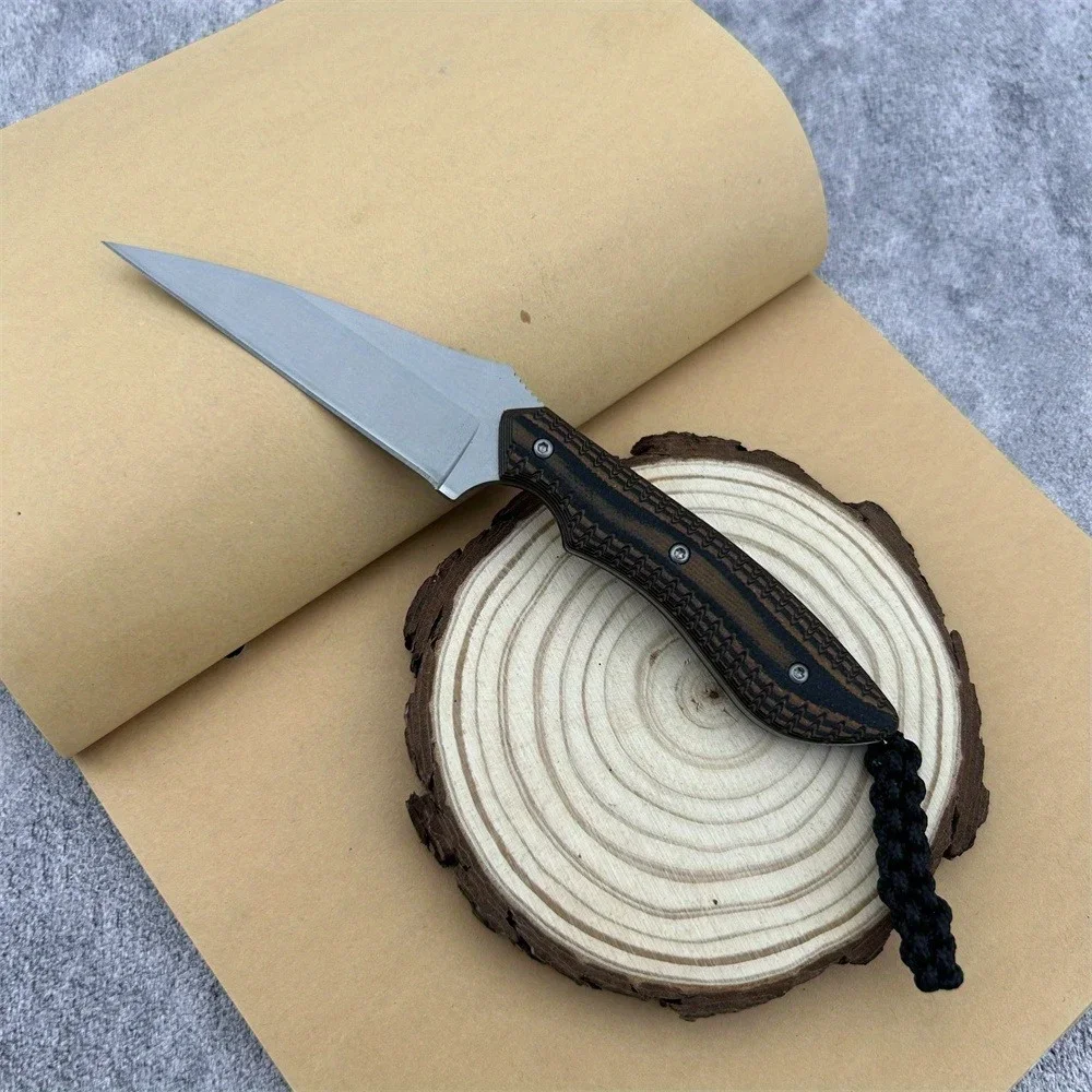 CR 2388 سكين شفرة مثبتة متينة 8Cr13Mov جيب شفرة مناسب للتخييم في الهواء الطلق والمشي لمسافات طويلة سكين يد متعدد المهام هدايا للرجال