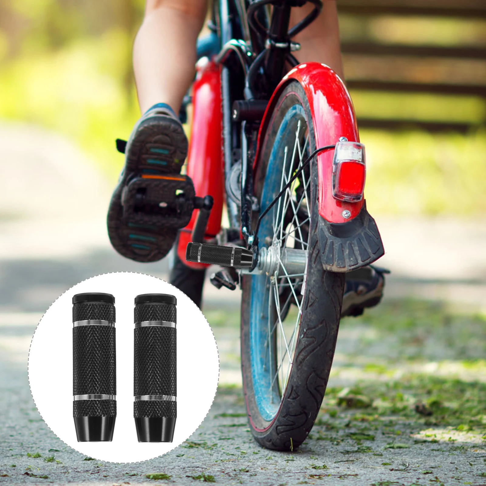 

2pcs Stainless Steel Bike Pedals Pedal Wear Resistant Foot Pegs For Mountain Bicycle Adult s Repair Replacement Cycling