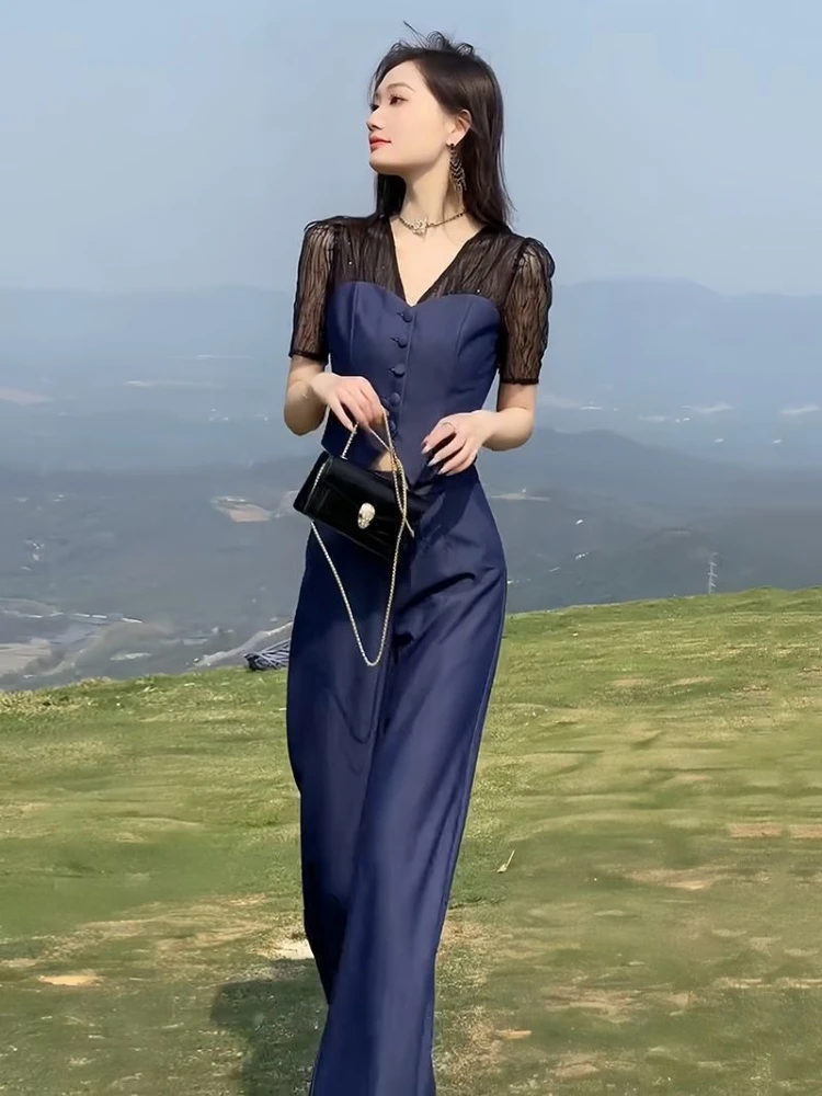 Pantaloni da donna a gamba larga Set da due pezzi Business Comodo estetico Corea Elegante stile coreano Pantaloni da donna completi di lusso formali