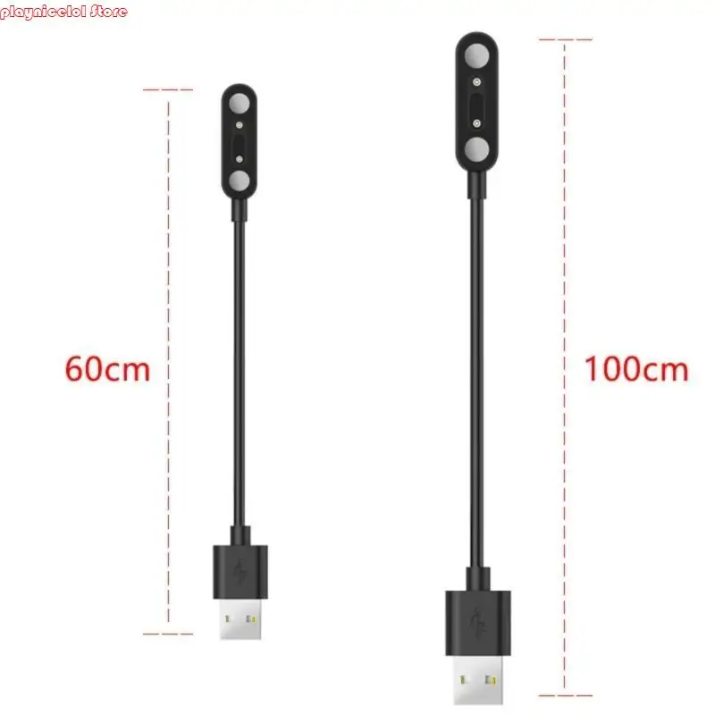 e8ba 2pin 마그네틱 USB 충전 케이블 U1/U1PRO/2S/4/4X KIDS 스마트 워치 용 빠른 충전 코드