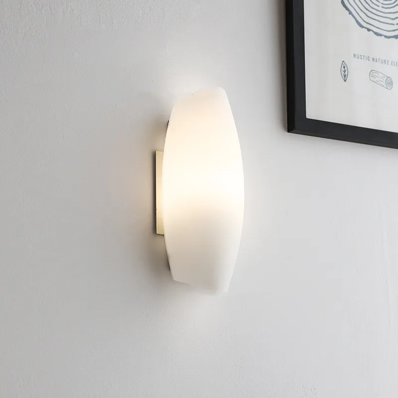 

Modern Bedroom Bedside Wall Lamp LED Living Room Background Wall Lamp French Cream Corridor Lamp