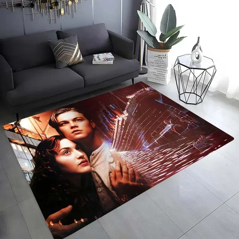 

3D movie Titanic carpet, living room and bedroom household items, children's room baby mats, bathroom and kitchen carpets, gifts