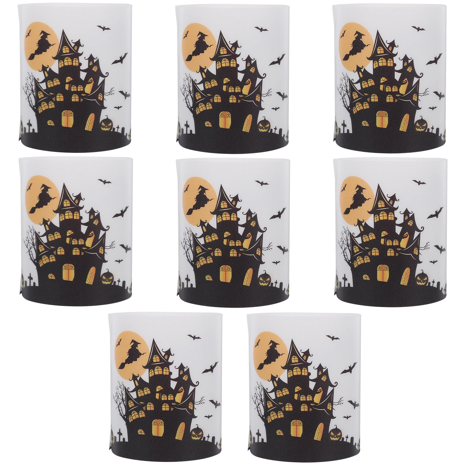 8 шт. пластиковые оттенки для труб с открытым концом, простой дизайн, простота в эксплуатации, романтические товары для украшения дома